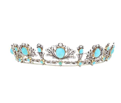Turquoise And Diamond Tiara Circa 1830 Magnificent Jewels And Noble