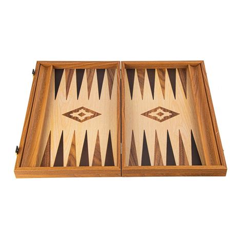 Set Joc Tablebackgammon Lemn Cu Aspect De Stejar 475 X 60 Cm