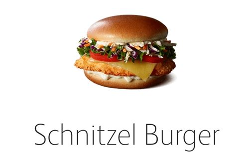 Juicy chicken coated in super crunchy panko breadcrumbs, fried until golden and served in a bun. NEWS: McDonald's Chicken Schnitzel Burger (SA Only ...