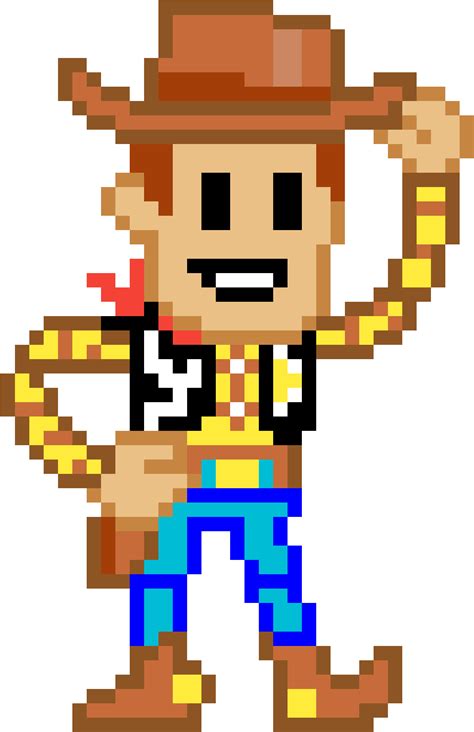Sheriff Woody Clipart Png Download Minecraft Toy Story Pixel Art