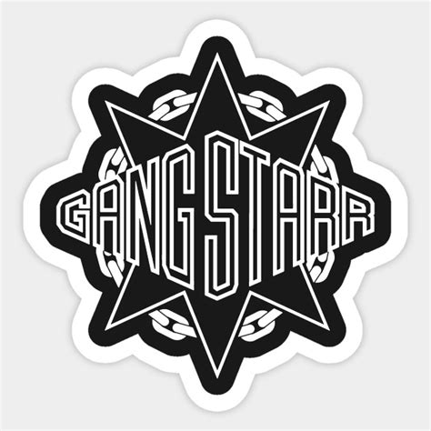 Gangstarr Logo Gangstarr Sticker Teepublic