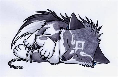 Sad Anime Wolf Pup By Umbreonluvr On Deviantart