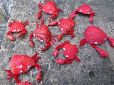 Shell Animal Creatures Craft For Kids ~ Crafts And Arts Ideas