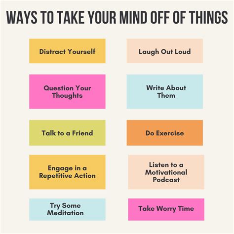 10 Strategies You Wont Believe To Get Your Mind Off Worries And Stress