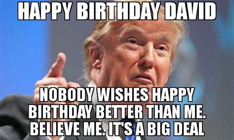 Happy Birthday David Meme Memeshappen