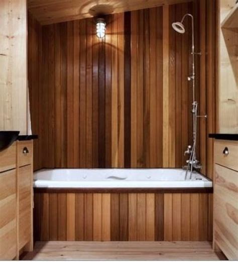 45 Stylish And Cozy Wooden Bathroom Designs Digsdigs