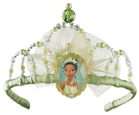 Tiana Tiara Crown Disney Princess Frog Fancy Dress Halloween Costume