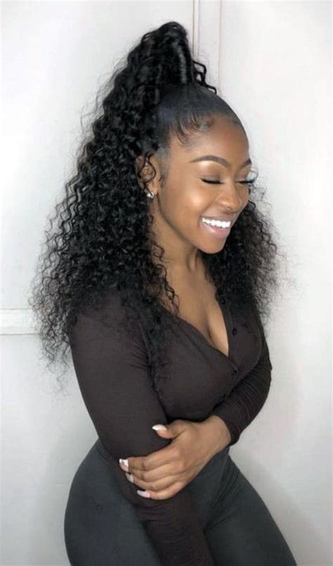 Gorgeous High Ponytail Hairstyles For Black Women New Natural Hairstyles