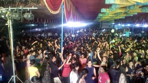Dj Night On Bollywood Songs In Dkte College Youtube