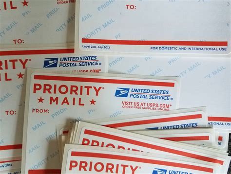 Lot Of Fifty 50 Blank Label 228 Usps Priority Mail Label Etsy Uk