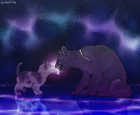 Bluestar Meeting Mosskit In Starclan Warrior Cat Memes Warrior Cats