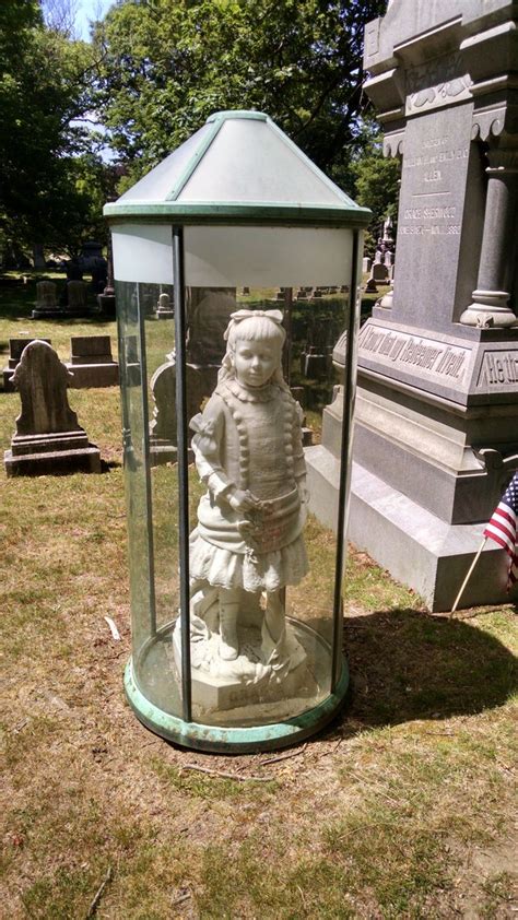 Gracie The Girl In Glass Forest Hills Cemetery Jamaica Plain Ma