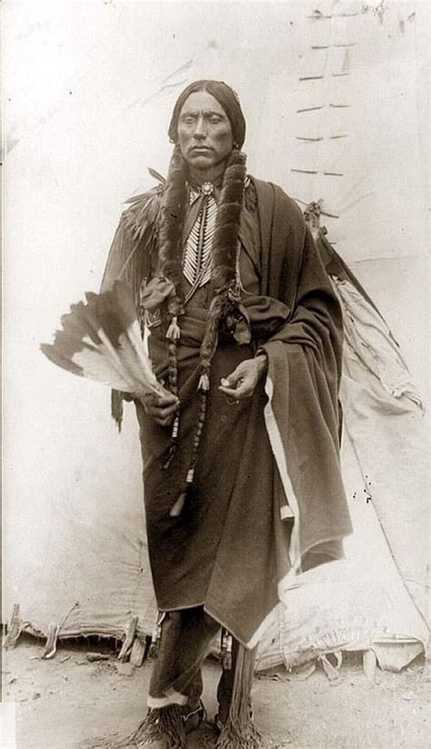 Quanah Parker Comanche Indian Chief Full Length Portrait Standing Facing Historia De Los