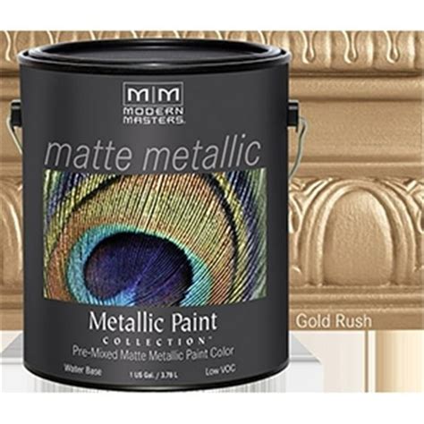 Modern Masters Mm579 1 Gallon Copper Penny Matte Metallic Paint