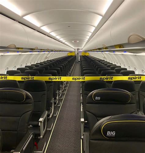 Check Out Spirit Airlines First Jet With Its New Seats And Cabin The