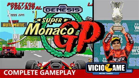 🎮 Super Monaco Gp Mega Drive Complete Gameplay Viciogame
