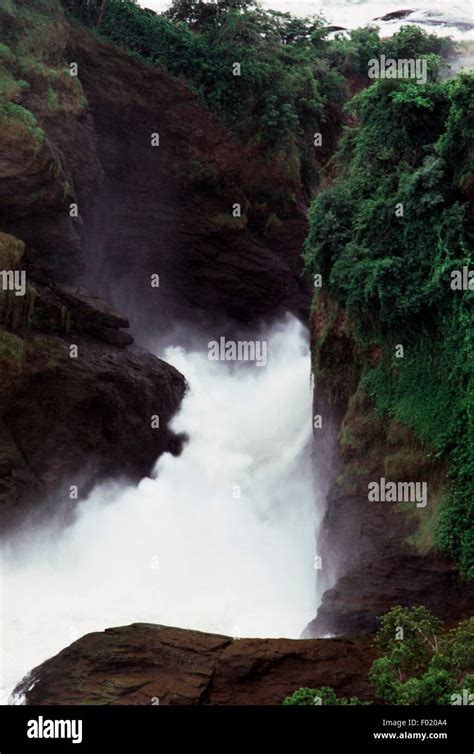 Waterfalls On The River Nile Murchison Falls National Park Uganda