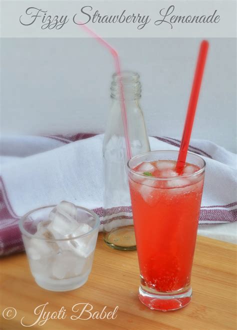 Jyotis Pages Fizzy Strawberry Lemonade Recipe How To Make