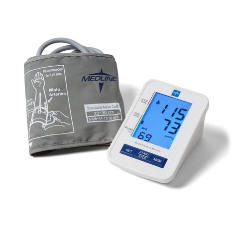 Medline Digital Blood Pressure Monitor Adult Cuff 1ct