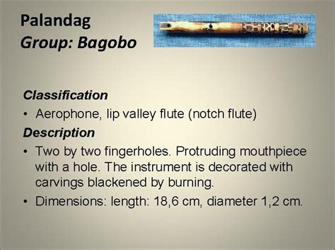 Philippine Ethnic Musical Instrument Afiw Group Bontoc Classification