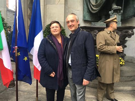 Alexandre Bezardin 11 Novembre 2019 Milan avec Ines Cavayé Ninu