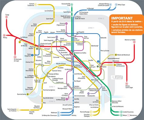 Map Of Paris Metro System