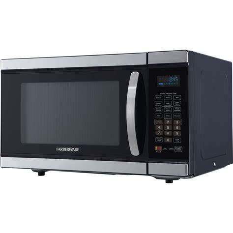 Farberware Gourmet 11 Cu Ft 1100 Watt Stainless Steel Microwave Oven