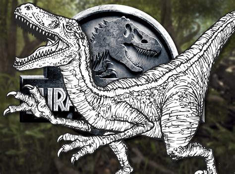 How To Draw Blue The Velociraptor Jurassic World Drawing Tutorial