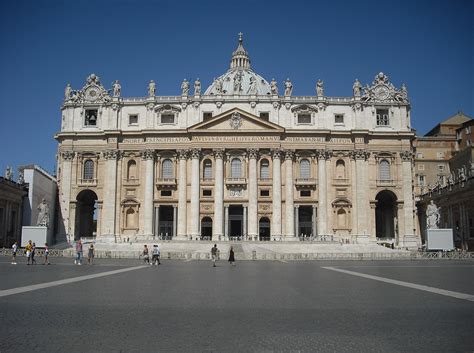 Filefaçade Of St Peters Basilica 2 Wikipedia The Free