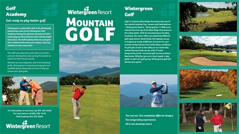 Wintergreen Golf Brochure By Wintergreen Resort Issuu