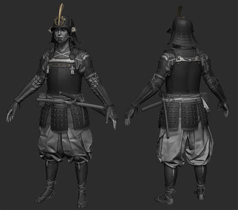 samurai armor arm armor samurai gear character modeling character art character design