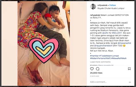 Merupakan presiden kepada kelab peminat manchester united malaysia. Kisah Malam Pertama Raf Yaakob, Mawar Rashid