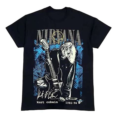Nirvana Kurt Cobain Siyah Unisex T Shirt Et1729 Tr