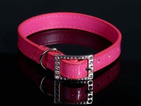 Pink Glitter Collar Bloomingtails Dog Boutique