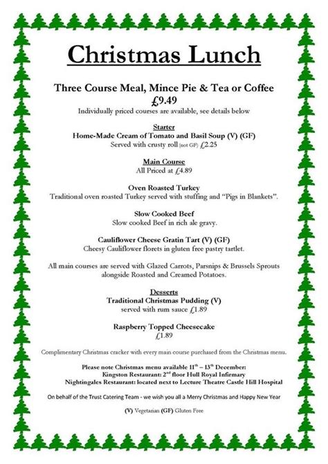 Traditional english christmas dinner menu and recipes! Traditional English Christmas Dinner Menu / Get A ...