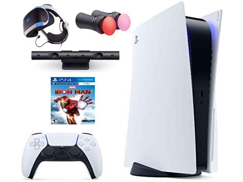 Playstation Console And Playstation Vr Bundle Ps5 Disc Version With