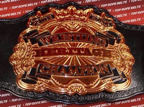 Trb Heritage Wrestling Belt Top Rope Belts