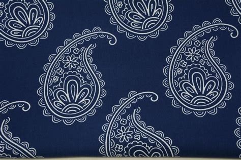 Blue Paisley Wallpaper On A Navy Background Cotton Wallpapers Paisley