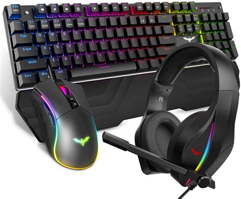 You can customize logitech gaming mouse, gaming keyboard, gaming headset, gaming go to logitech gaming software. HAVIT Mechanical Keyboard Mouse Headset Kit, Blue Switch ...