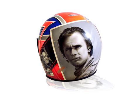Dan Wheldon Helmet Formula 1 Art