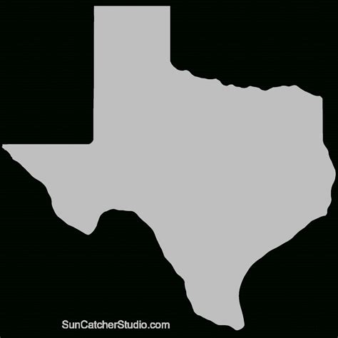 Texas Outline Gclipart Texas Map Outline Printable Printable Maps