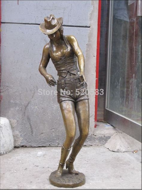 30western Art Bronze Sculpture Sexy Belle Beauty Cowgirl Dance Step