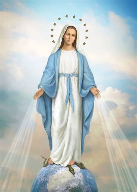Virgen De La Medalla Milagrosa Imagen Virgen Milagrosa Imagenes De Santos Catolicos Oracion