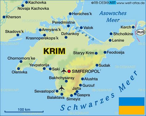 Заходьте та знаходьте вулицю %city2% за 5 хвилин. Karte von Krim (Region in Ukraine) | Welt-Atlas.de