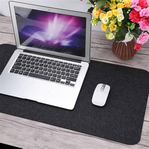Faginey Felts Pad68x33cm Felts Table Mouse Pad Office Desk Laptop Mat