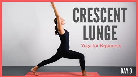 How To Do Crescent Lunge Yoga For Beginners 5 Minute Yoga Youtube