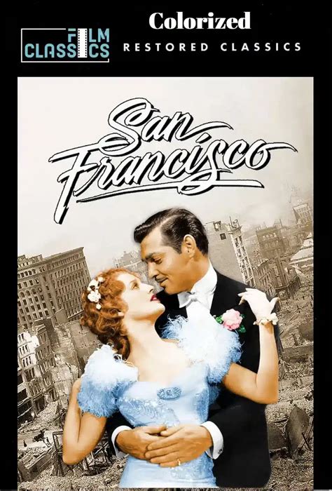 San Francisco Colorized Clark Gable Dvd Film Classics