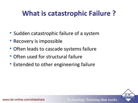 Catastrophic Engineering Failure