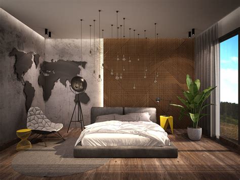 3d Asset Bedroom Design Cgtrader