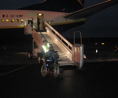 Passenger Stairs With Lifting System For Prm For Regional Airport Terminals